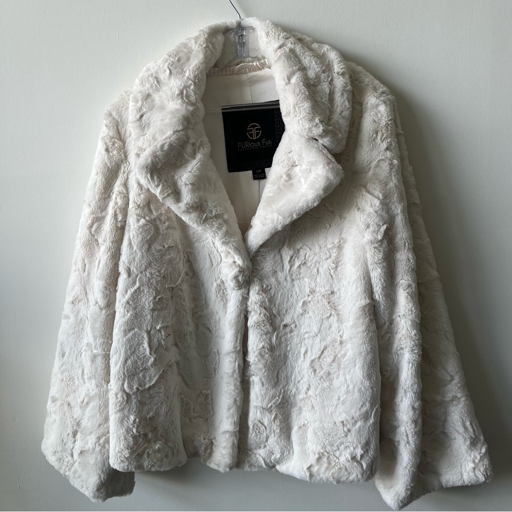 Fabulous Furs Ivory Teddy Jacket